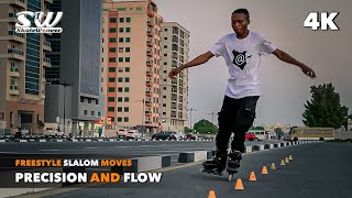 Freestyle Slalom Moves  Precision and Flow [upl. by Kacerek]