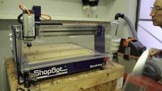 The ShopBot Desktops Plastic Enclosure for Dust Control Core77 ShopBot Series Episode 05b [upl. by Harrus443]