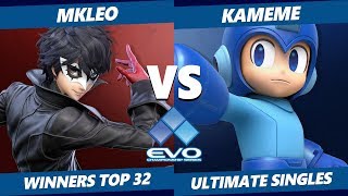 EVO 2019  MkLeo Joker Vs Kameme Mega Man SSBU Smash Ultimate Tournament [upl. by Piwowar]