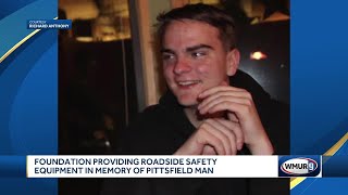 Foundation providing roadside safety equipment in memory of Pittsfield man [upl. by Aslam]