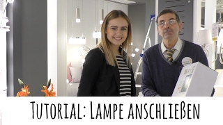 Lampe anschließen mit Lumizil leicht gemacht [upl. by Urbano]