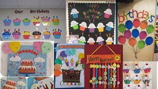 School birthday decoration ideaDIY birthday Chart decoration Classroom Birthday decoration [upl. by Adiene]