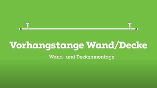 mömax Montageanleitung  Vorhangstange WandDecke Wand amp Deckenmontage [upl. by Ardnala125]