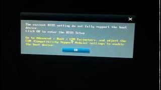 How to fix Booting problem CSM Parameters Window 7 please Help me [upl. by Denna]