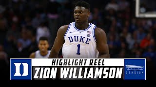 Zion Williamson Duke Basketball Highlights  201819 Season  Stadium [upl. by Orfield]