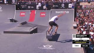 Aurelien Giraud  3rd Final Skateboard Street  FISE World Series Montpellier 2018 [upl. by Diana346]