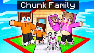 Having a FAMILY in Minecraft Chunk World [upl. by Nerdna338]