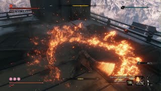 Genichiro Ashina Boss Fight No Damage Demon Bell Charmless  Sekiro Shadows Die Twice [upl. by Weissberg]