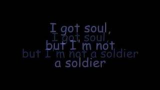 The Killers  All These Things That Ive Done I Got Soul But Im Not A Soldier lyrics [upl. by Theresita771]