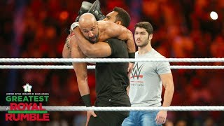 Saudi Arabian WWE prospects take out the Daivari brothers Greatest Royal Rumble WWE Network [upl. by Cathrine]