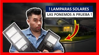 Lámparas solares para exteriores ¿Valen la pena Prueba completa y veredicto final [upl. by Rriocard]