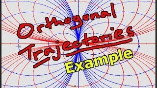 Orthogonal Trajectories Example [upl. by Lusty]