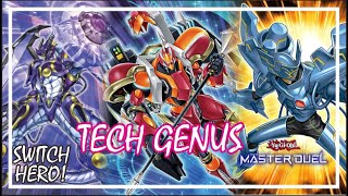 TG TECH GENUS POST RIDE INTO THE FUTURE RANKED GAMEPLAY YuGiOh Master Duel techgenus [upl. by Vada]