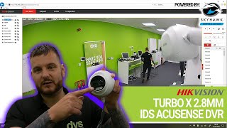 Hikvision ColorVu Turbo X Camera amp IDS Acusense DVR [upl. by Howzell]