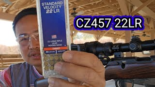 CZ457 22LR with eagle vision scop camera [upl. by Willet849]