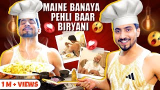 Maine Banaya Ghar Walon Ke Liye Special Chicken Biryani  MrFaisu [upl. by Anelehs]