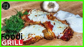 NINJA FOODI GRILL AIR FRIED CHICKEN PARMESAN RECIPE  Ninja Foodi Grill Recipes [upl. by Akerdnuhs]