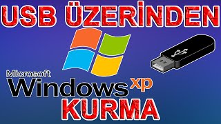 USB Üzerinden Windows XP Kurma [upl. by Yeldah]