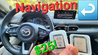 Howto UNLOCK your MAZDA Navigation 20212024 CX5 shown cx30 mazda3 mx5 cx9 mazda6 cx50 [upl. by Fadas553]