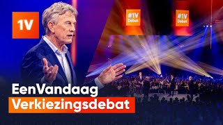 KIJK TERUG EenVandaag Verkiezingsdebat 2023  1VDebat [upl. by Kauppi]