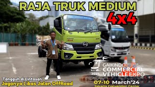 TEST DRIVE HINO DUTRO 4X4 RAJA SEGALA KONDISI JALAN  GIICOMVEC 2024 [upl. by Cleasta755]