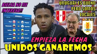 ESTE SERIA EL XI INICIAL ANTE URUGUAY  GALLESE PREOCUPADO DEPENDEMOS DE LOS OTROS RESULTADOS [upl. by Brodie]