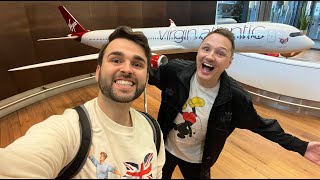 Walt Disney World Vlog  Day 1  Travel Day Virgin Atlantic Upper Class  January 2024  Adam Hattan [upl. by Cormac]