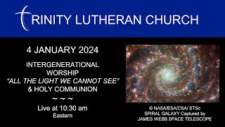 3 February  5th SUNDAY AFTER EPIPHANY  INTERGENERATIONAL WORSHIP “ALL THE LIGHT WE CANNOT SEE” [upl. by Nauqes408]