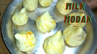 Milk Modak Recipe  Ganesh Chaturthi Modak  How To Make Modak  Milk Powder Modak [upl. by Rehpotsirc110]