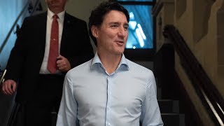 “The Liberal party is strong and united”  PM Trudeau says after highstakes caucus meeting [upl. by Merrily]