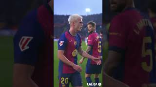 Dani with a brace 🫡⌚️ LaLigaHighlights shorts fcbarcelona [upl. by Socin]