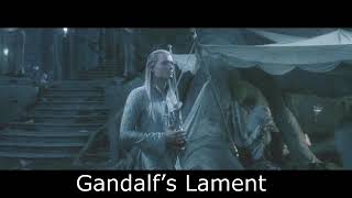 The Lord of the Rings  Lament for Gandalf song [upl. by Ynabe637]