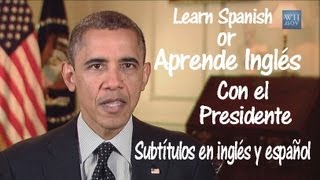 Aprende inglés con el Presidente Subtítulos en inglés y español Fiscal Cliff Speech [upl. by Trici349]