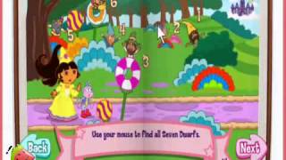 Dora The Explorer Doras Fairytale Fiesta Game kdsgame [upl. by Darbee]