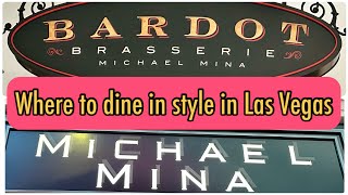 Sumptuous dinner  Michael Mina Bellagio amp fancy brunch  Bardot Brasserie by Michael Mina at Aria [upl. by Worra]