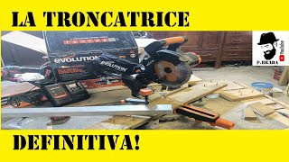 Troncatrice Evolution x legno e metallo R185smsLi Recensione e test [upl. by Kristien]