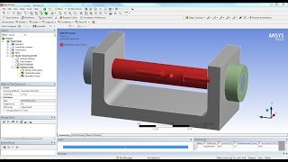 ANSYS 15 Tutorial  Frictional Contact amp Bolt Pretension [upl. by Roxy453]