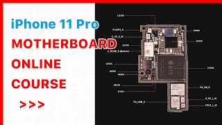 iPhone 11 Pro Motherboard Chips Distribution  REWA Academy [upl. by Seaddon]