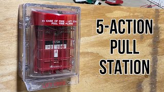 Making a 5Action Fire Alarm Pull Station  How hard can I make it to activate this pull station [upl. by Wiatt]