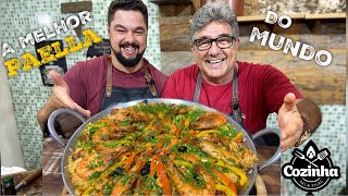 A NOSSA ESPECIALIDADE RECEITA DE PAELLA DE FRUTOS DO MAR I COZINHA PAI E FILHO [upl. by Brice631]