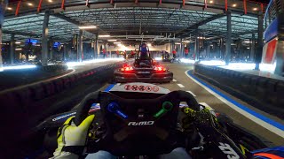 GoPro POV of the WORLDS LARGEST Karting Track Supercharged Entertainment NJ [upl. by Namas]