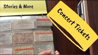 Concert Ticket Collection Pt 1 [upl. by Eeneg]