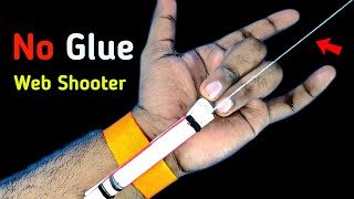 How to make gun with paper without glue  Spiderman web shooter kaise banate hain  Paper gun [upl. by Nerua]