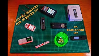 5 Cheap Geiger Counters from Aliexpress Review Time [upl. by Eelsnia]