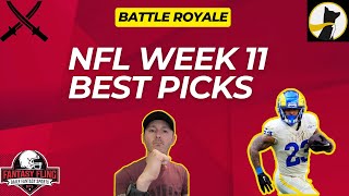 Best Battle Royale Draft Picks Week 11 [upl. by Arias]