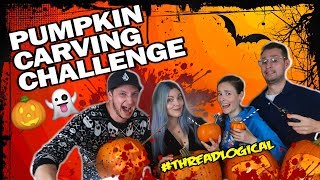 🎃Halloween Pumpkin Carving Challenge🔪ft SimplyNailogical [upl. by Merv]