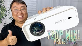 VIVIMAGE Explore 2 4000 Lux 720p HD Mini Projector Review [upl. by Hortensa677]