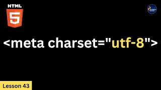 What is utf8 in html in Hindi  Charset In Html  UTF8 Encoding Examples  Lesson 43 [upl. by Cannon]