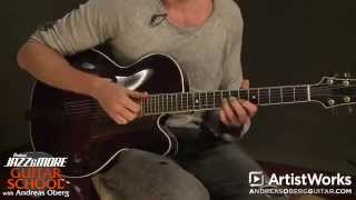 Guitar Lessons with Andreas Oberg Jazz Comping [upl. by Etnomal]