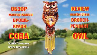 Обзор брошькулон СОВА  Review broochpendant OWL [upl. by Radborne]